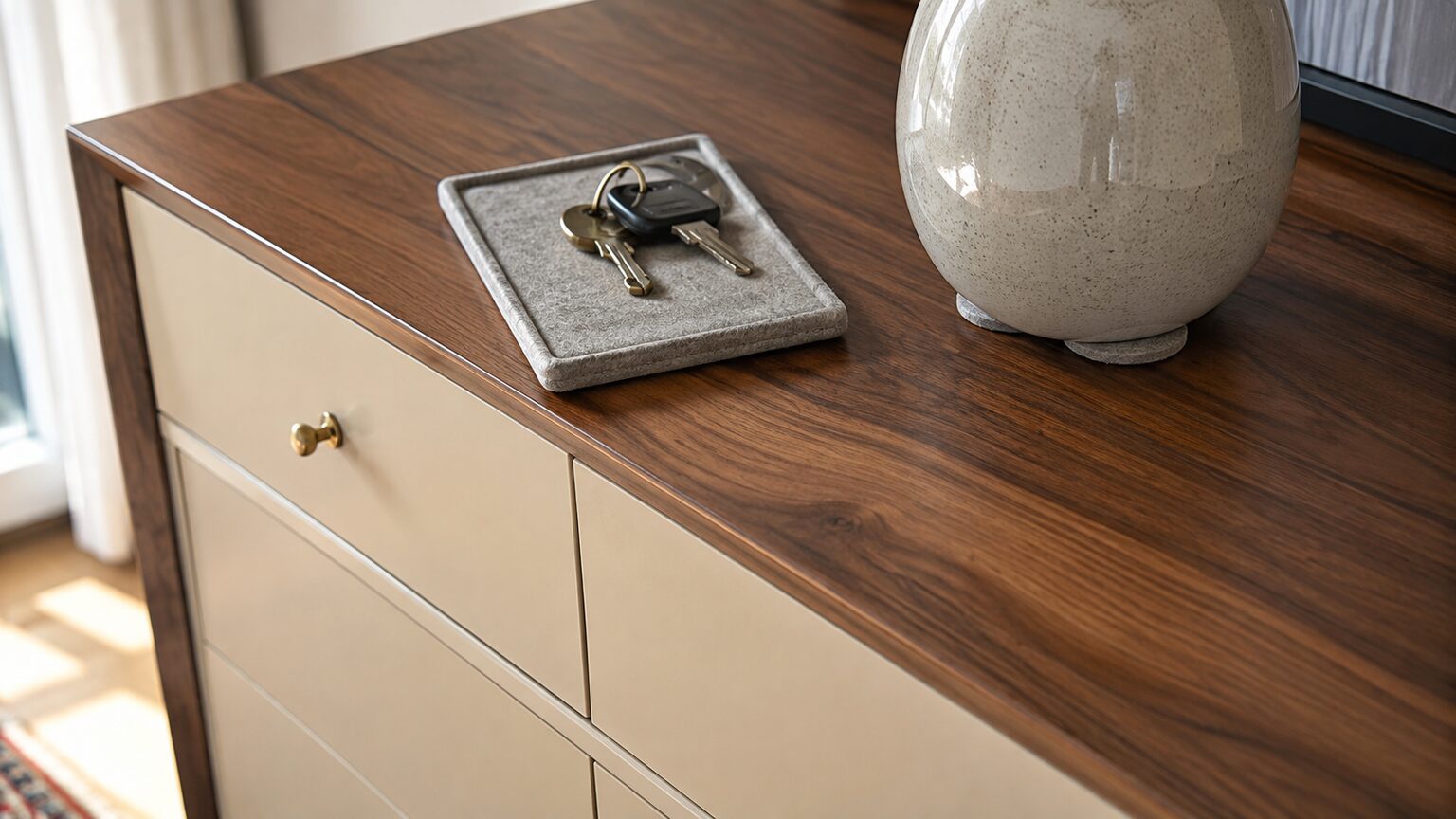 How to Reduce Key and Décor Scratches on Console Tables
