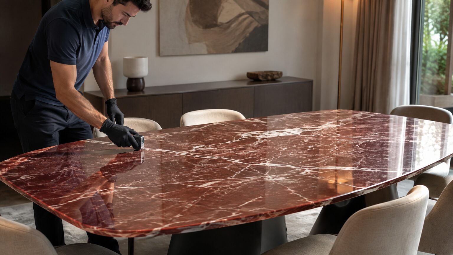 Does Transparent SPF Film Change Furniture Appearance?