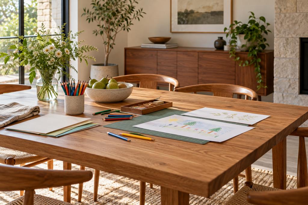 Planning Protection for a Family Activity Table