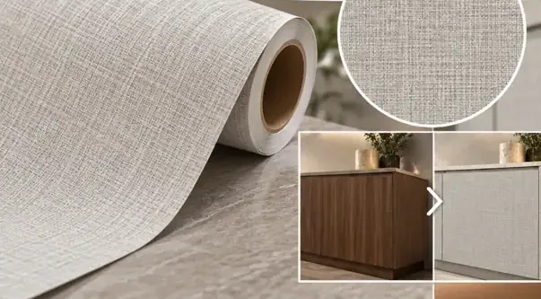 MKK® Textile Grey – Gri Kumaş – Folyo rulosu ve doku (temsili)