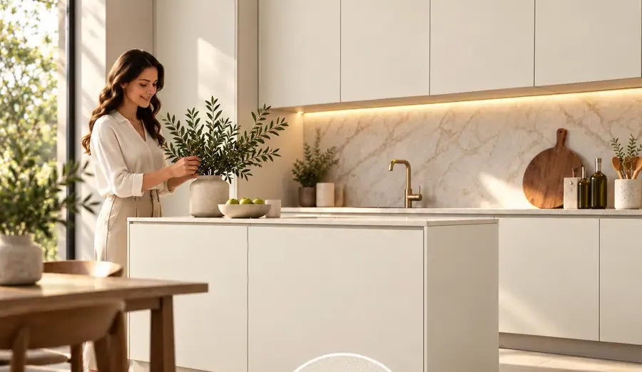 MKK® Ivory Cream – Krem Ekru – Uygulanmış yüzey görünümü (temsili)