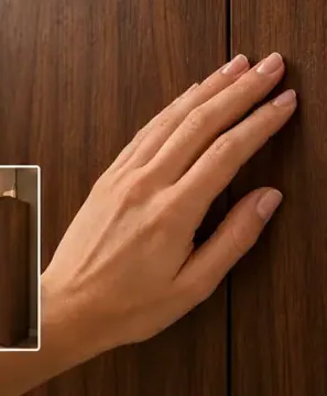 MKK® Prestige Oak – Koyu Meşe – Önce ve sonra karşılaştırması (temsili)