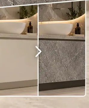 MKK® Travertine Elite – Traverten – Önce ve sonra karşılaştırması (temsili)