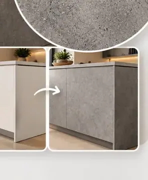 MKK® Concrete Urban – Beton Gri – Önce ve sonra karşılaştırması (temsili)