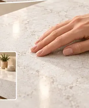 MKK® Pure Stone – Beyaz Taş – Önce ve sonra karşılaştırması (temsili)