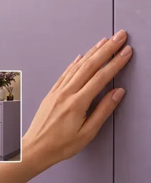 MKK® Soft Violet – Mor – Önce ve sonra karşılaştırması (temsili)